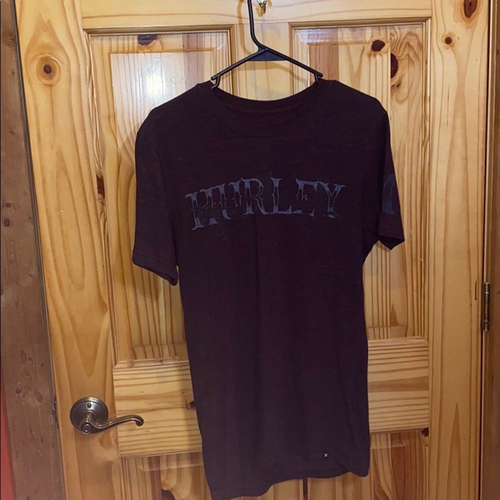Maroon Hurley shirt